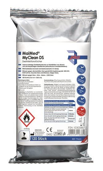 MaiMed MyClean DS Desinfektionstücher (120 Blatt)