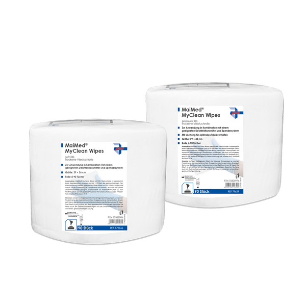 MaiMed Myclean Wipes Premium Vliestuchrollen